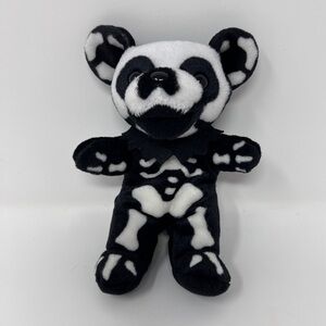 NWOT Crazy Fingers Grateful Dead Liquid Blue Beanie Bear